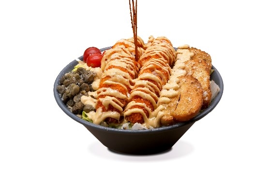 سالادسزاربافیله سوخاری متوسط ب